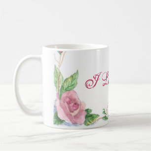 Rose Kaffeetasse