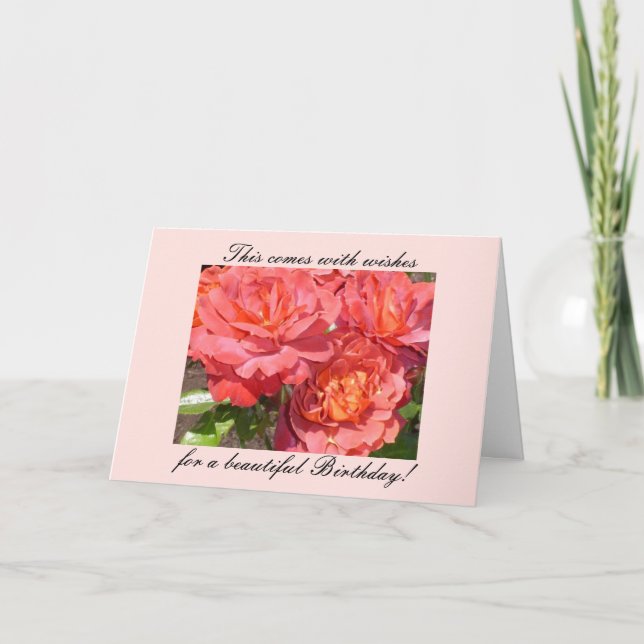 Rose Karte (Vorderseite)