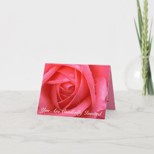 Rose Karten Personalisierte Rose Hochzeit Einladun