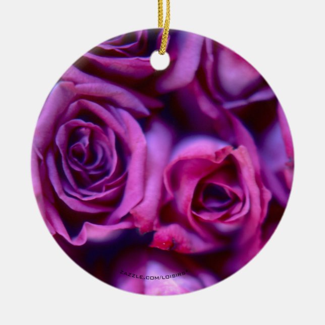 Rose Keramik Keramik Ornament (Vorne)