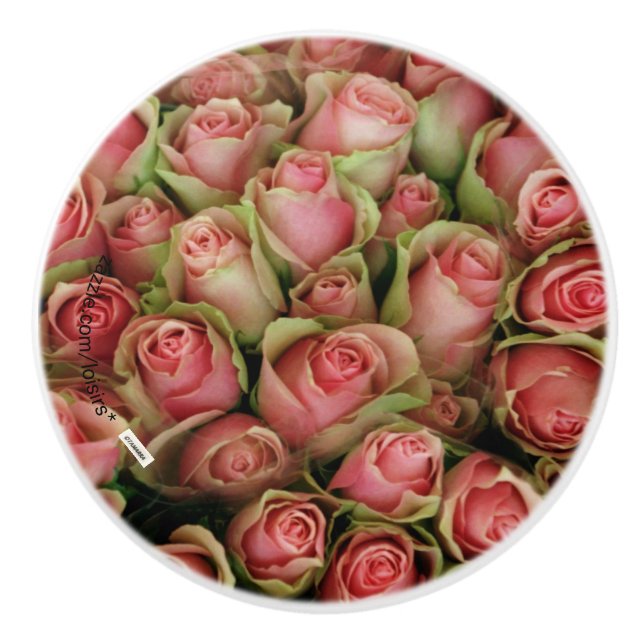 ROSE KERAMIKKNAUF (Vorderseite)
