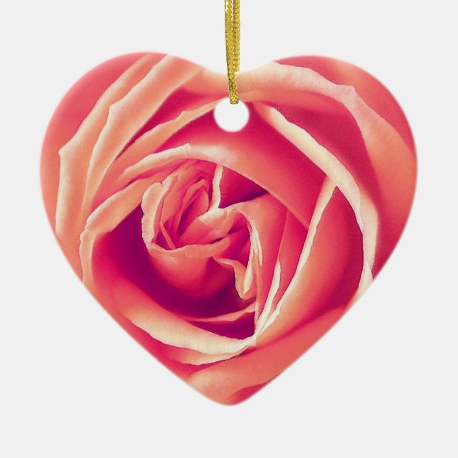 Rose Keramikornament (Vorne)