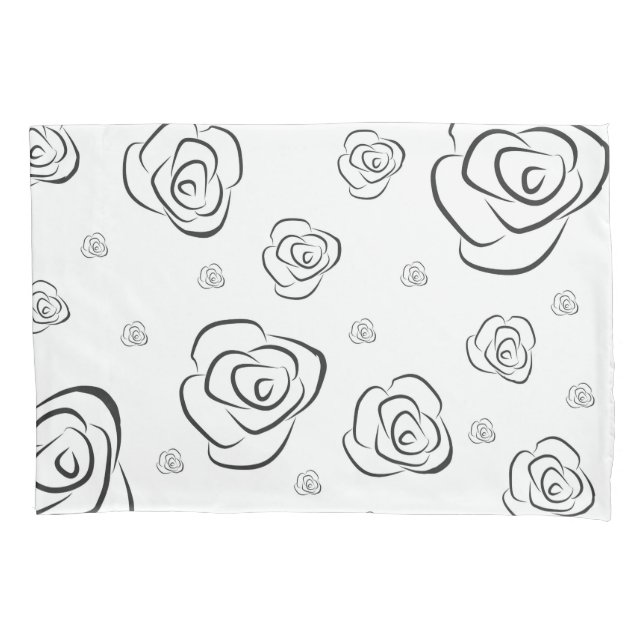 Rose Kissenbezug (Vorderseite)