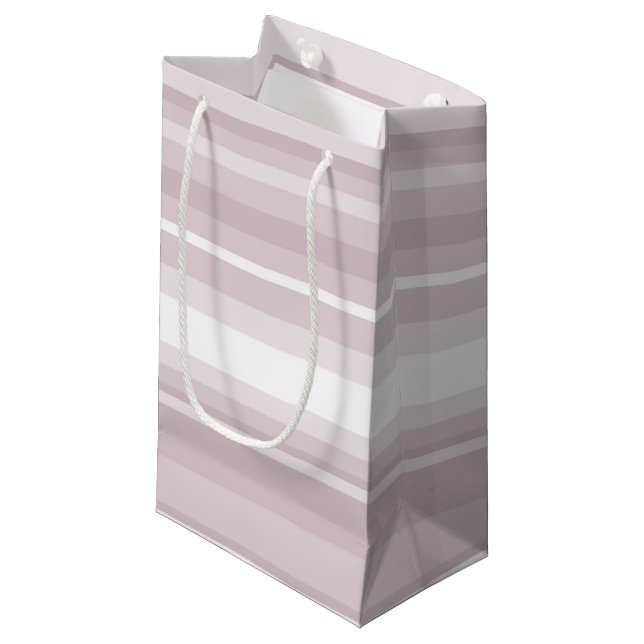 Rose Kleine Geschenktüte (Vorderseite Schrägansicht)