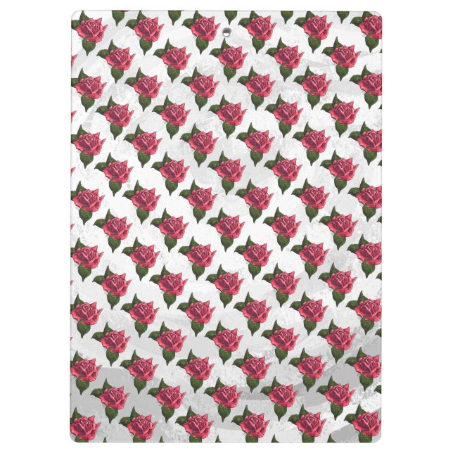 Rose Klemmbrett (Rückseite)