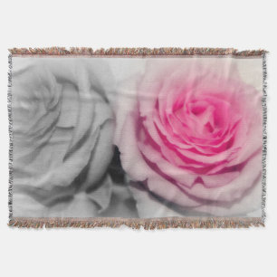 Rose Knöchel/Rosa & Grau Decke
