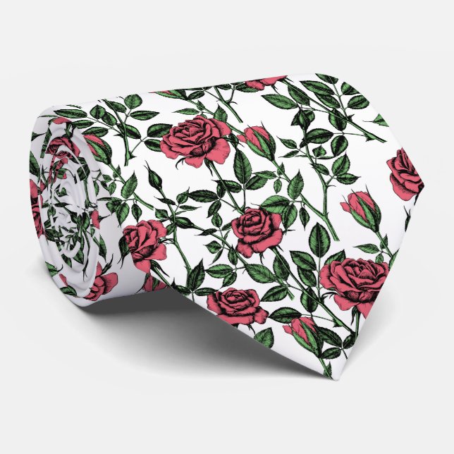 Rose Krawatte (Gerollt)