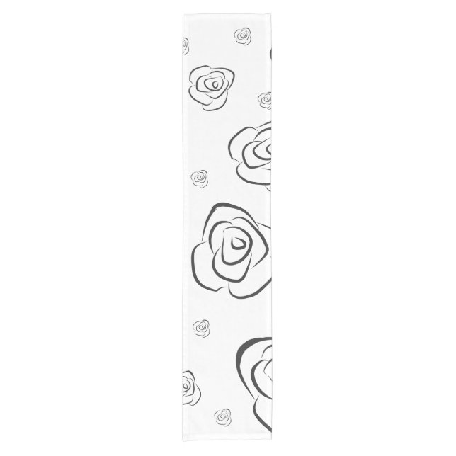 Rose Kurzer Tischläufer (Vorderseite)