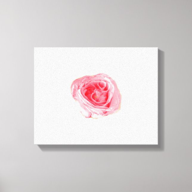 Rose Leinwanddruck (Vorderseite)