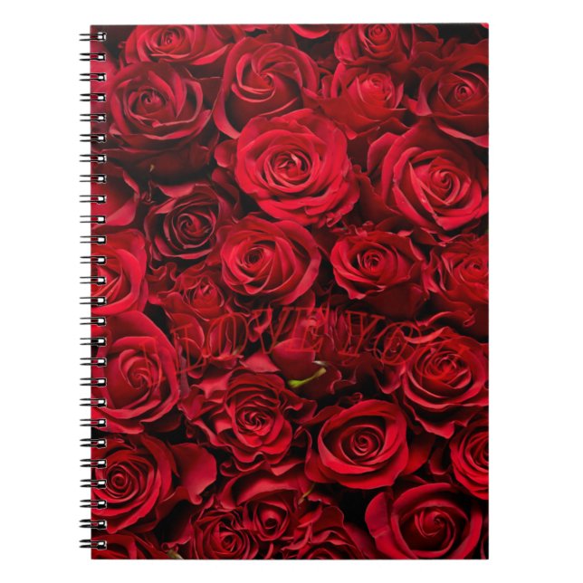 Rose Liebe Notizblock (Vorderseite)