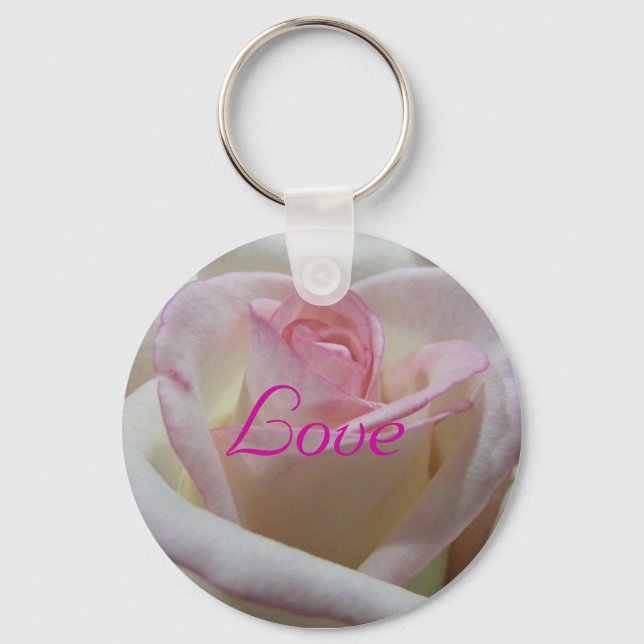 Rose Liebe Schlüsselanhänger (Vorderseite)