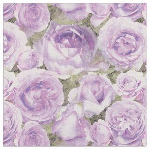 Rose Lila Muster Stoff