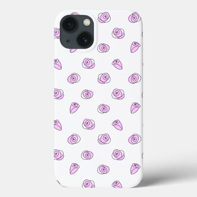 Rose Lilac Multi iPhone Gehäuse Case-Mate iPhone Hülle (Rückseite)