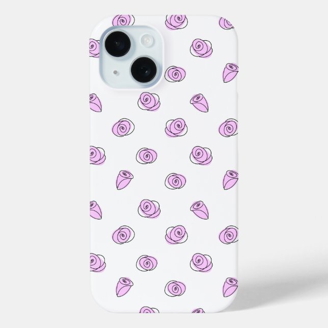 Rose Lilac Multi iPhone Gehäuse Case-Mate iPhone Hülle (Rückseite)