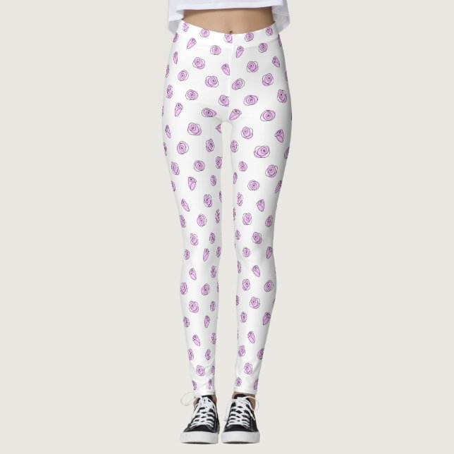 Rose Lilac Multi Leggings (Vorderseite)