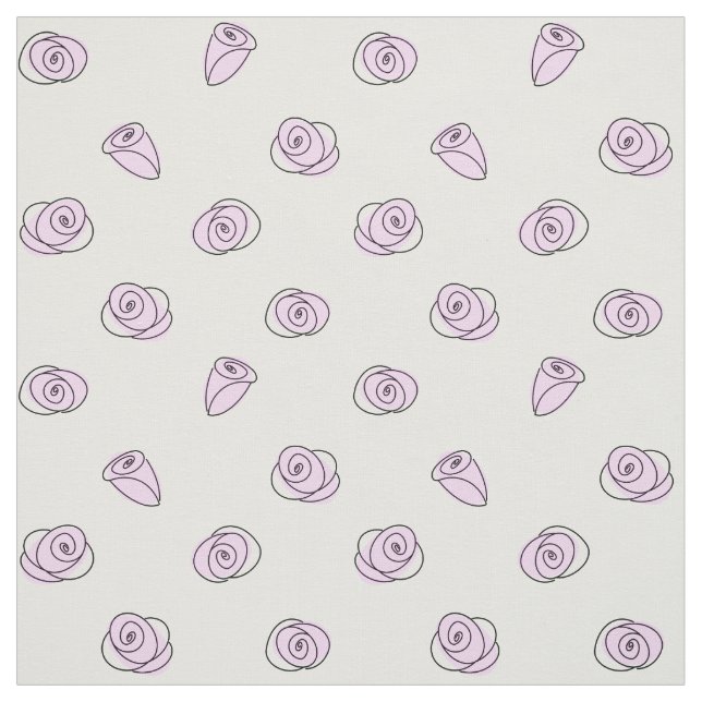Rose Lilac Multi Stoff (Muster)