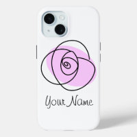 Rose Lilac "Name" iPhone Fall