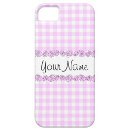 Rose Lilac 'Name' überprüft iPhone Gehäuse vertika iPhone 11 Hülle