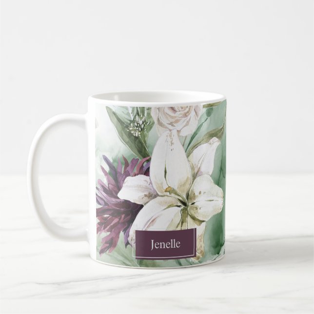 Rose, Lily, Magnolia Kaffeetasse (Links)