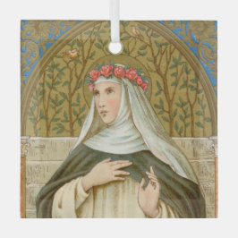 Rose Lima (BK 020) Ornament Aus Glas