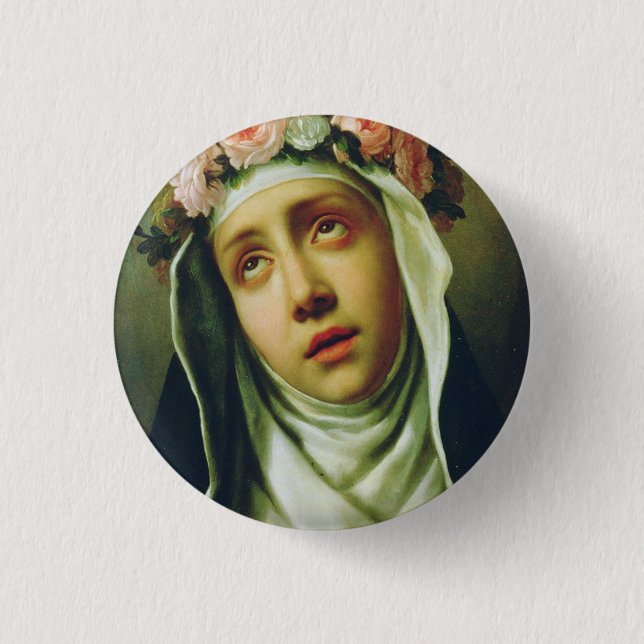 Rose Lima von Francesco de Mura Button (Vorderseite)