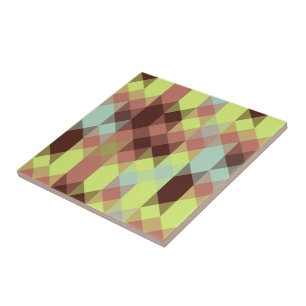 rose, limette, gelb und kaffeebohnen geometrisch fliese