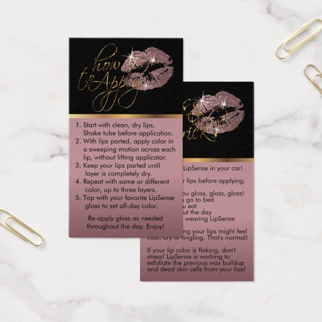 Rose Lips - Anwenden und Tipps (Büro)