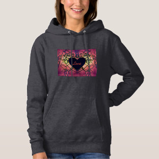 Rose Love Design Romance Sweat - shirt à capuche