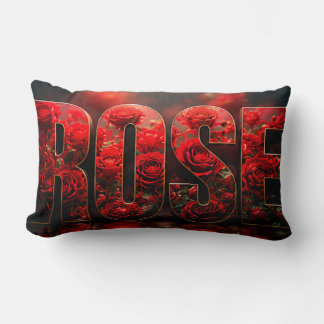 Rose Luxus Botanical Floral Dekor Lendenkissen