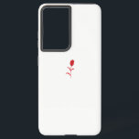 Rose Madder, Lava Red, Blumendesign Samsung Galaxy Hülle<br><div class="desc">TelefonCase</div>