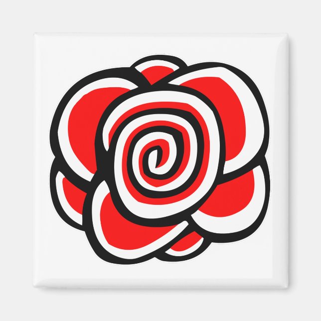 Rose Magnet (Vorne)
