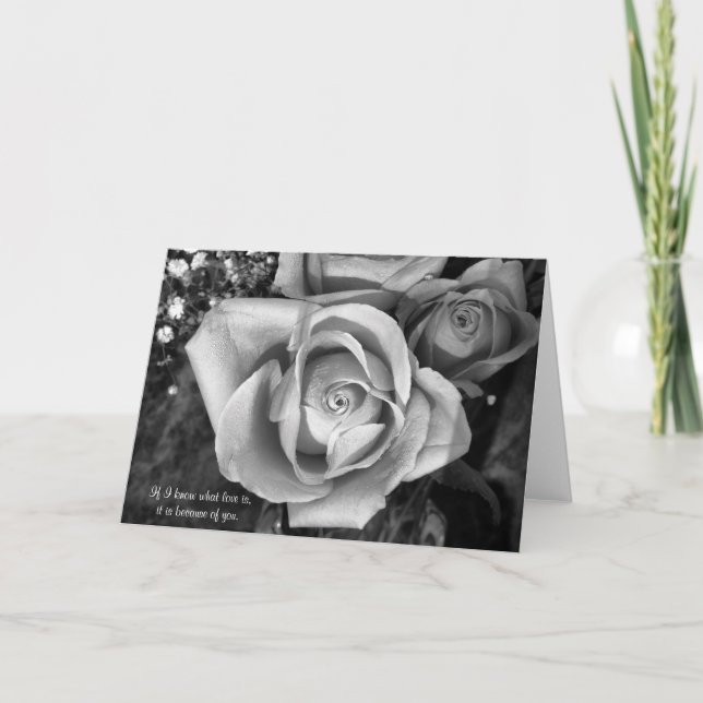 Rose-Man de carte de Saint-Valentin (Devant)