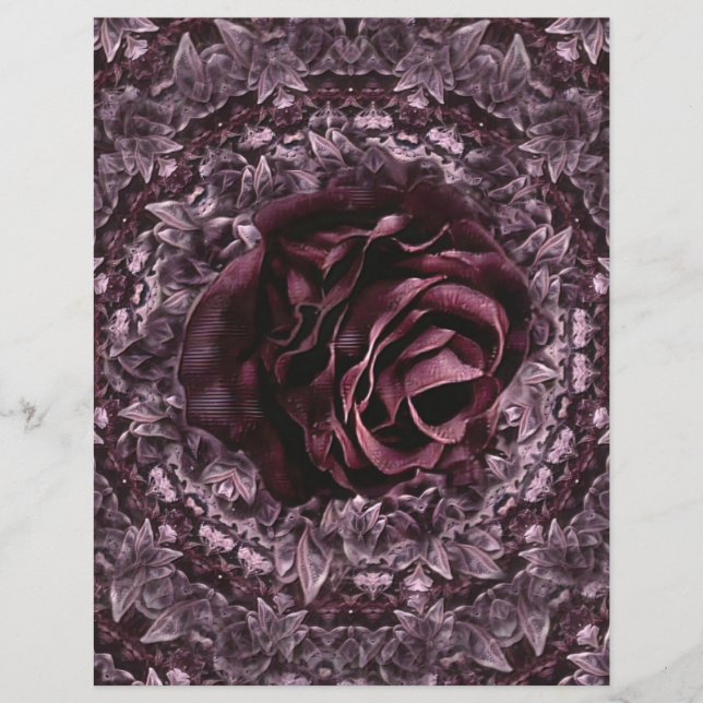 Rose Mandala (Vorderseite)