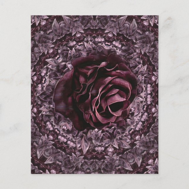 Rose Mandala (Vorderseite)