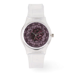 Rose Mandala Armbanduhr