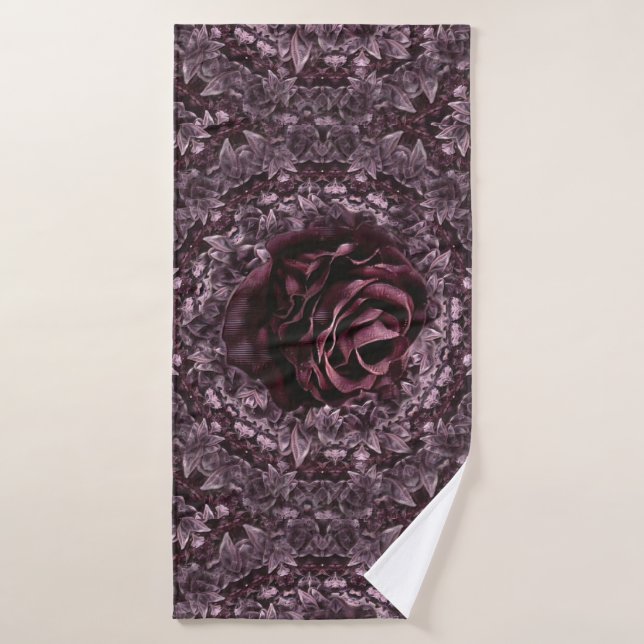 Rose Mandala Badhandtuch Set (Badehandtuch)