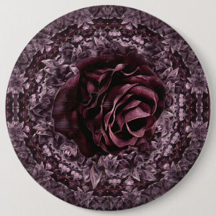 Rose Mandala Button