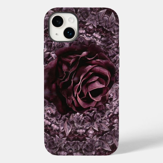 Rose Mandala Case-Mate iPhone 14 Plus Hülle (Rückseite)