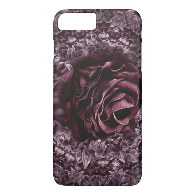 Rose Mandala Case-Mate iPhone Hülle (Rückseite)