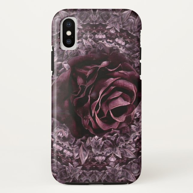 Rose Mandala Case-Mate iPhone Hülle (Rückseite)