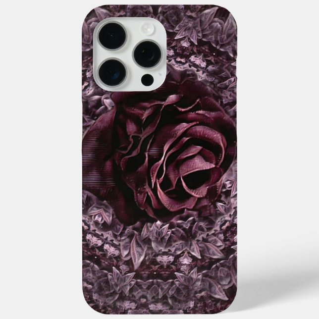 Rose Mandala Case-Mate iPhone Hülle (Rückseite)