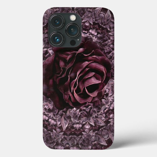 Rose Mandala Case-Mate iPhone Hülle (Rückseite)