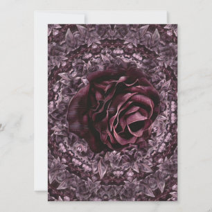 Rose Mandala Einladung