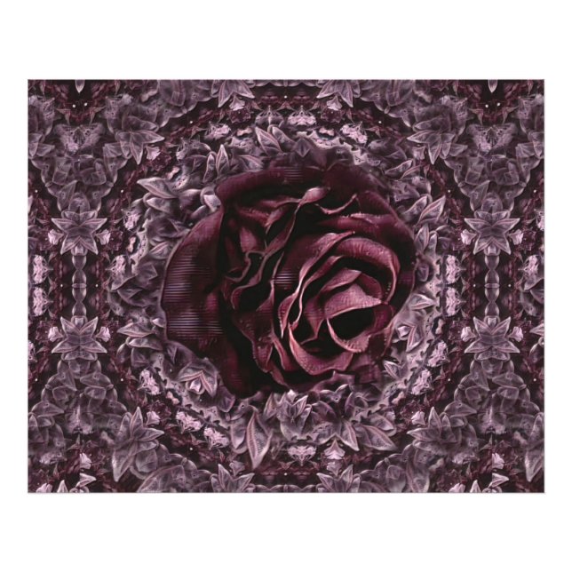 Rose Mandala Fotodruck (Vorne)