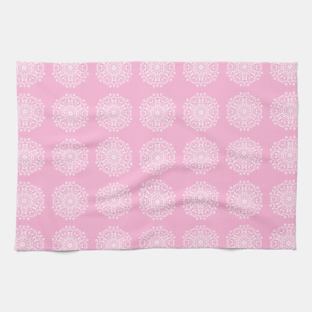 Rose Mandala Geschirrtuch (Horizontal)