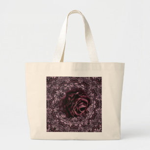 Rose Mandala Jumbo Stoffbeutel