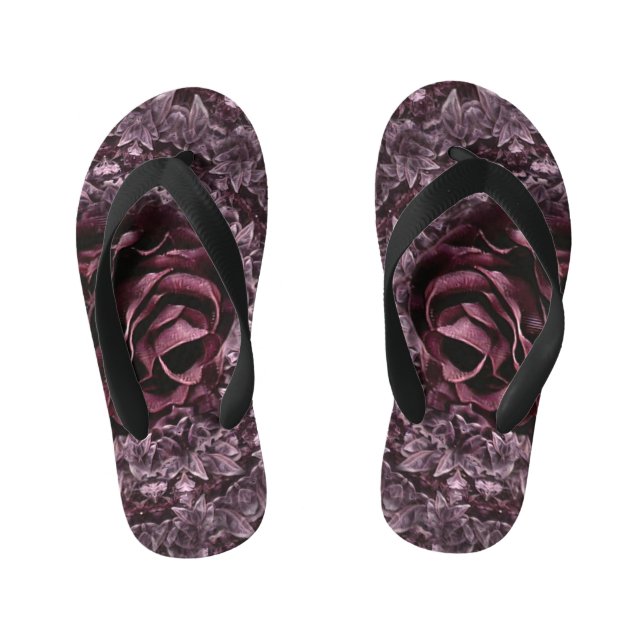 Rose Mandala Kinderbadesandalen (Fußbett)