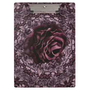 Rose Mandala Klemmbrett
