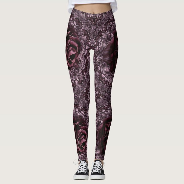 Rose Mandala Leggings (Vorderseite)