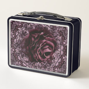 Rose Mandala Metall Brotdose